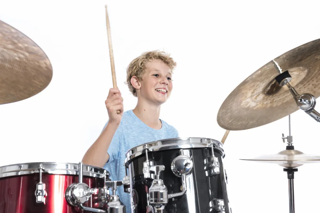 Leren drummen als kind