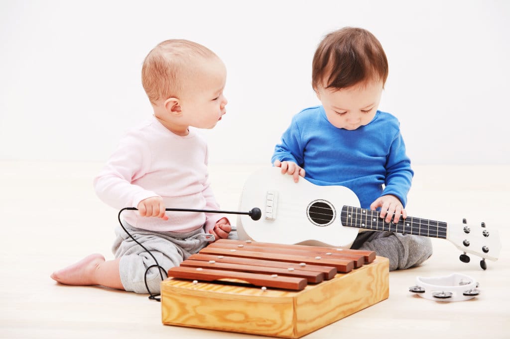 Muziek op schoot